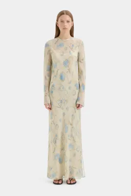 Sir the Label Cecile Long Sleeve Dress Eira Butter Size 1 for rent on The Volte - image 1