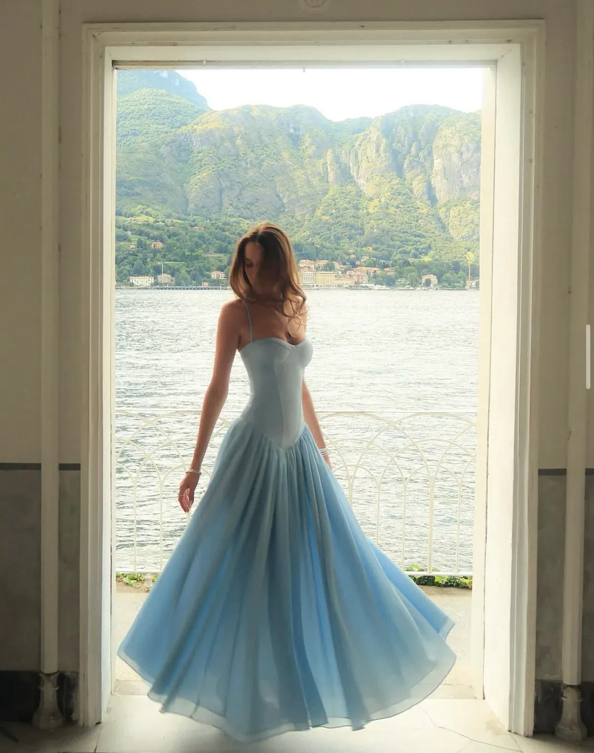 Fenity fashion Amelia dress in blue size 8 for rent on The Volte - main image