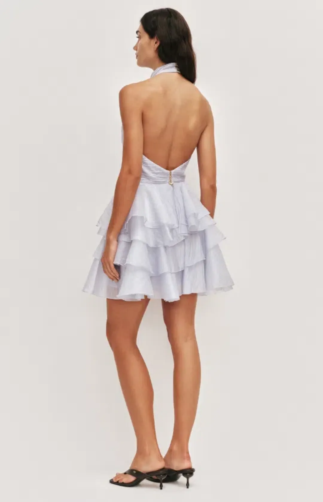 AJE Fayette Mini Dress French blue Size 8 for rent on The Volte - main image