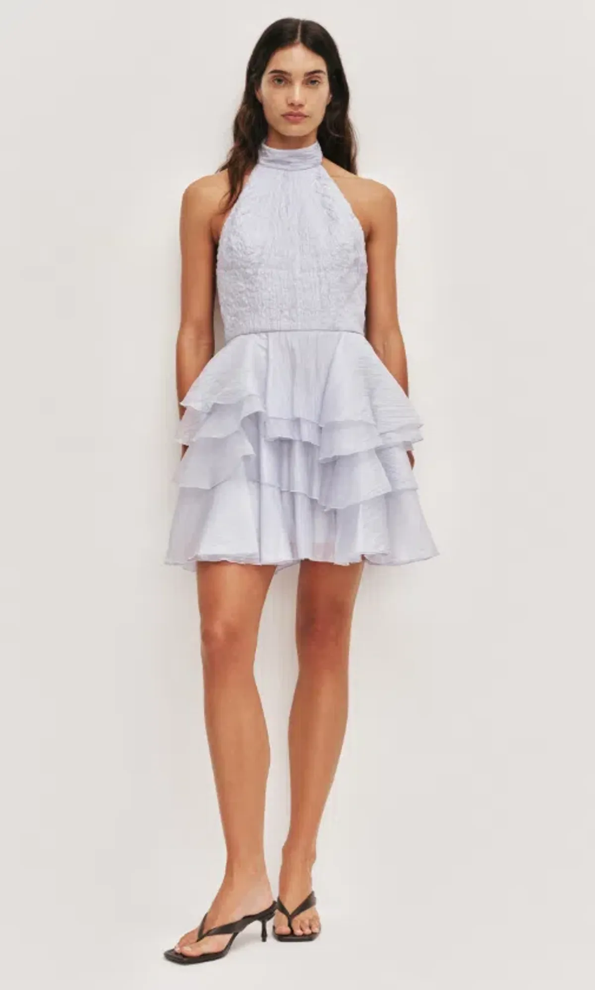 AJE Fayette Mini Dress French blue Size 10 for rent on The Volte - main image