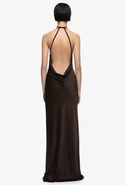 Bec & Bridge ALROSE MAXI DRESS Dark Chocolate Size 8 for rent on The Volte - image 2