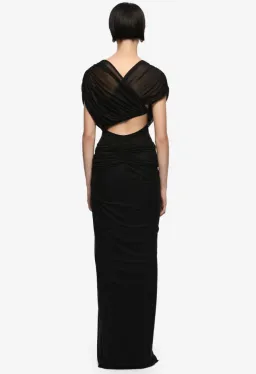 Bec & Bridge LEIA DRAPE MAXI DRESS Black Size 6 for rent on The Volte - image 2