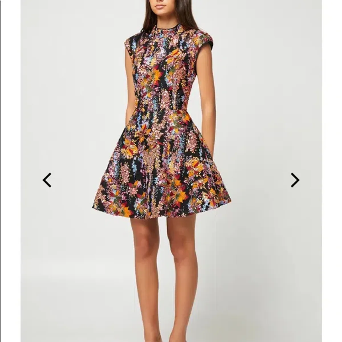 Elliatt - Blair Dress - Sequin Floral Multi - Size S - Image 3