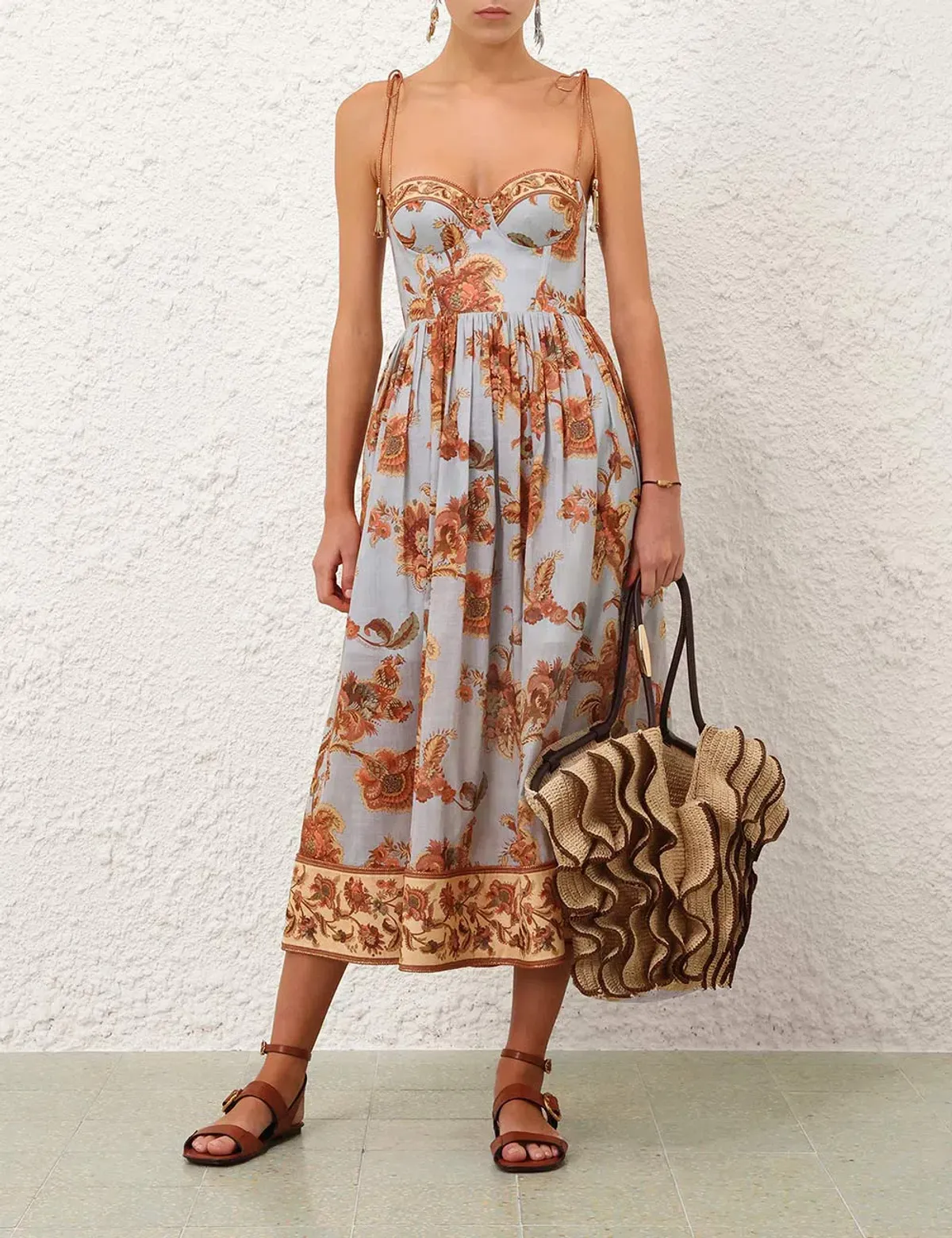 Zimmermann Aster Corset midi dress size 3 - Image 2