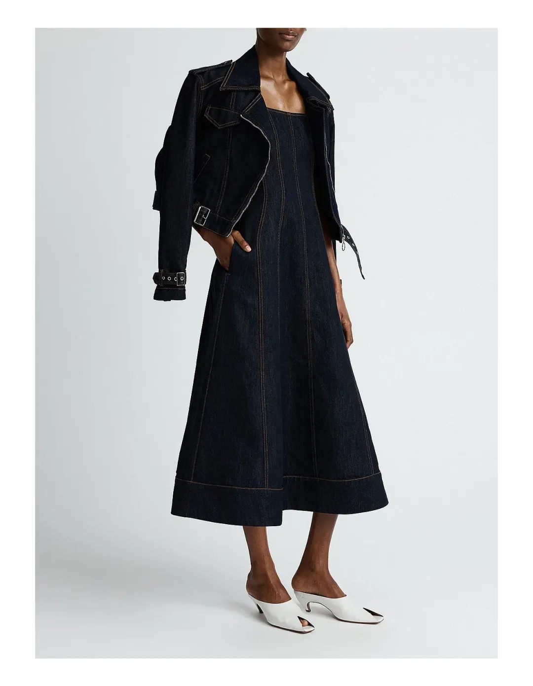 Anna Quan Justice Dress Size 6 AU Dark Indigo for rent on The Volte - main image