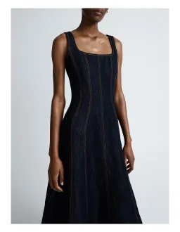 Anna Quan Justice Dress Size 6 AU Dark Indigo for rent on The Volte - image 4