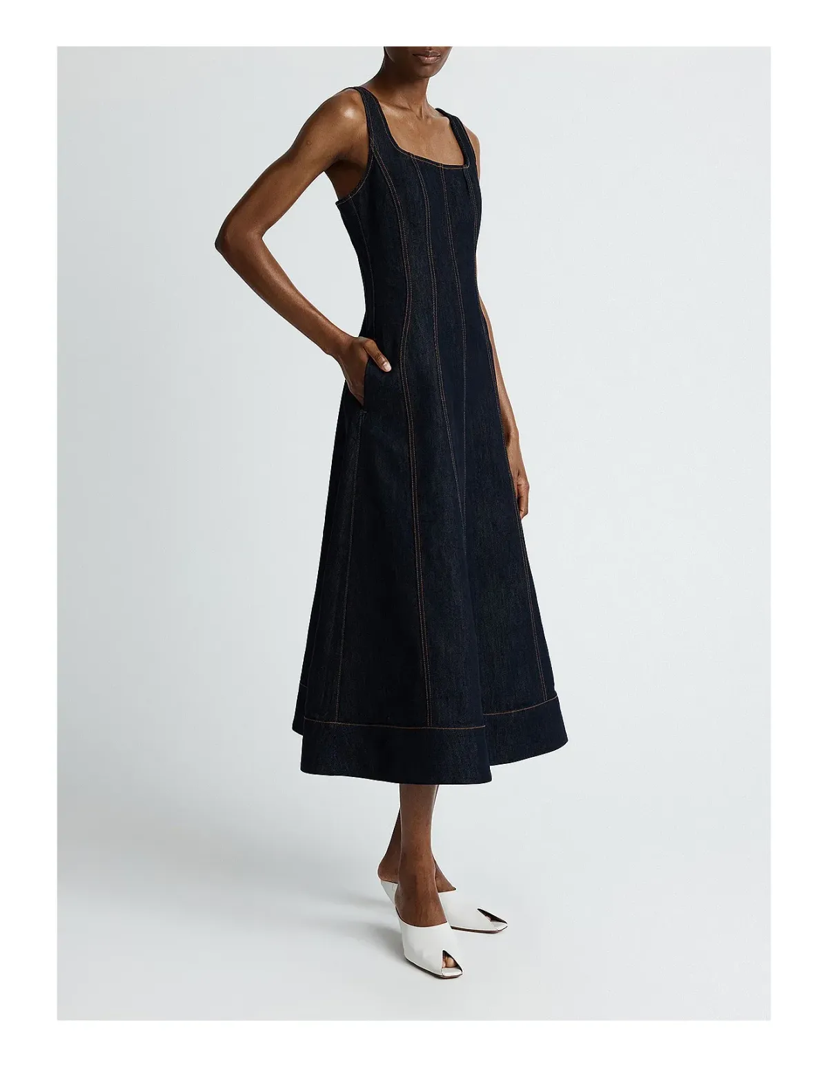 Anna Quan Justice Dress Size 6 AU Dark Indigo - Image 2