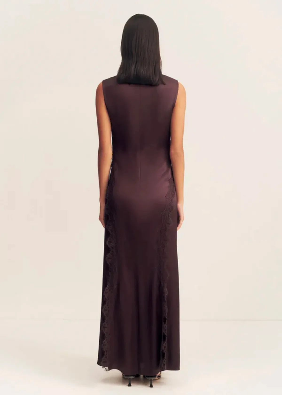 Shona Joy Allegra Lace Panelled Maxi Dress size AU 6 - Image 6