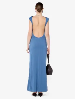Bec & Bridge Brigette cowl maxi dress - Steel Blue - S/8 for rent on The Volte - image 2