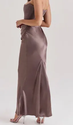 House of CB Smoke Strapless Corset Maxi Dress XS for rent on The Volte - image 2
