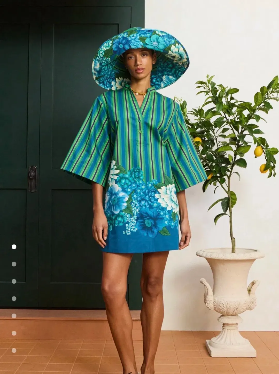 ALEMAIS– Margo Mini Dress- Size 8 for rent on The Volte - main image
