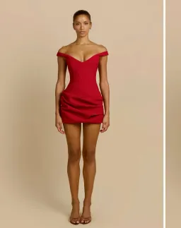 Arcina Ori Every dress red for rent on The Volte - image 1