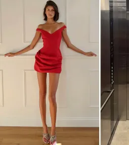 Arcina Ori Every dress red for rent on The Volte - image 4