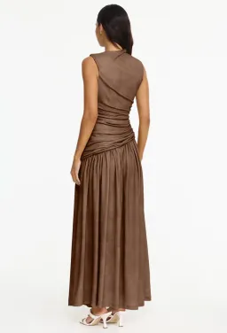 Acler Deanhill Maxi Dress size 12 Sepia for rent on The Volte - image 3