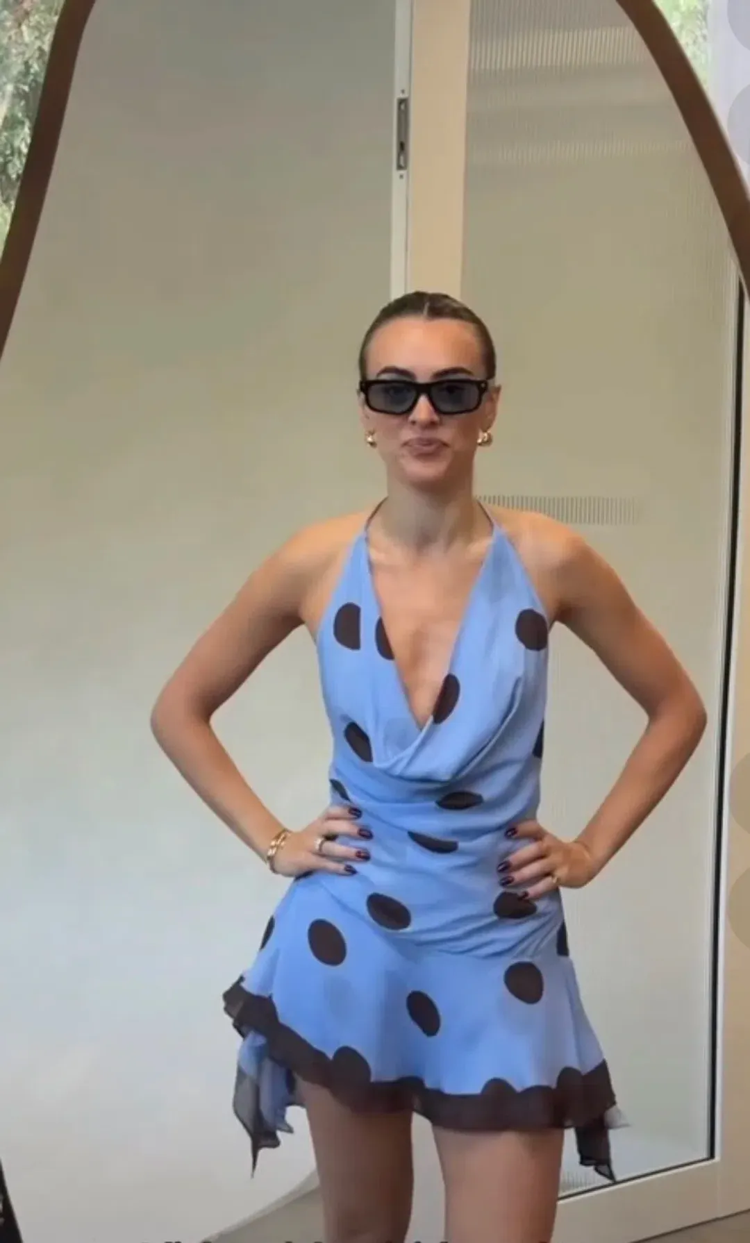 Harlow halter dress for rent on The Volte - main image
