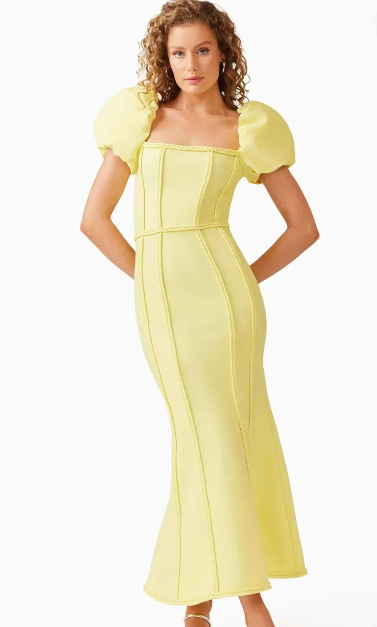 Elliatt- Katlyn Maxi Dress- Yellow- Size Medium - Image 1