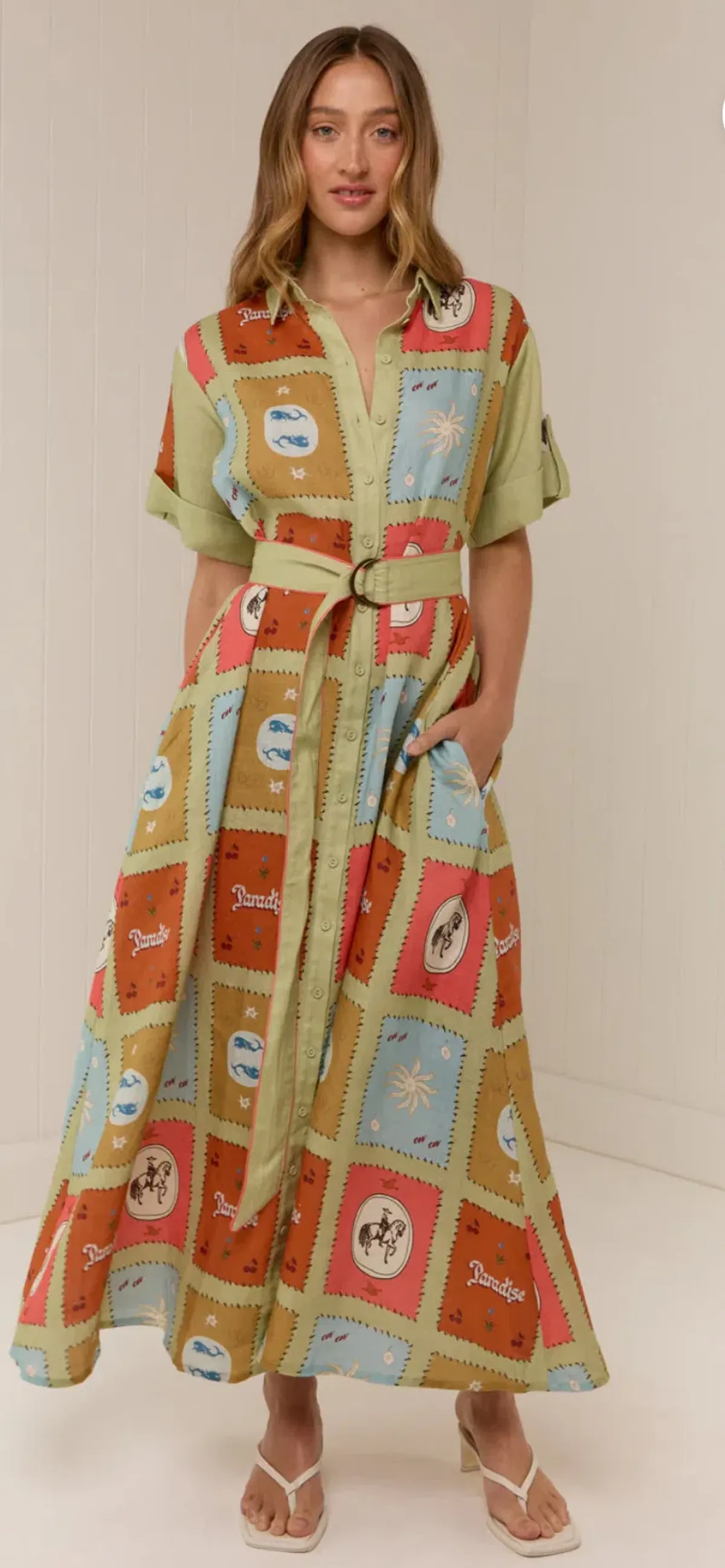 Palm Noosa- Maya Dress- Maya Tile- Size 16 - Image 1