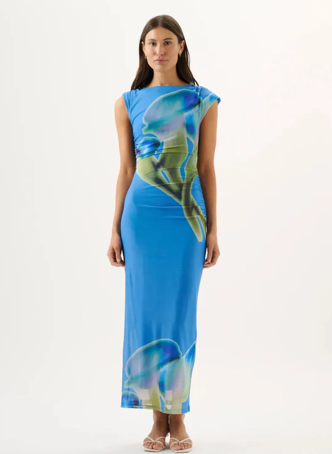ROAME.- Joyce Dress- Moonlit Lily Print- Size Medium for rent on The Volte - main image