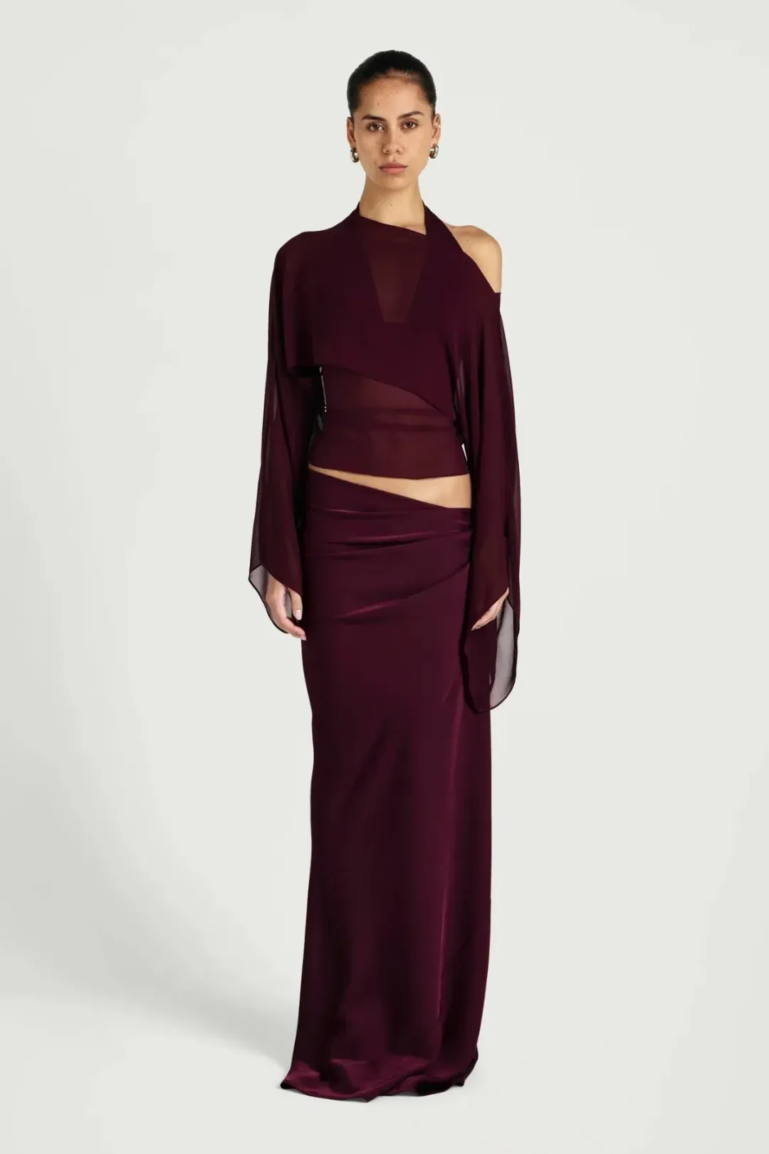 Benni Ira Maxi Dress Grape 8 for rent on The Volte - main image