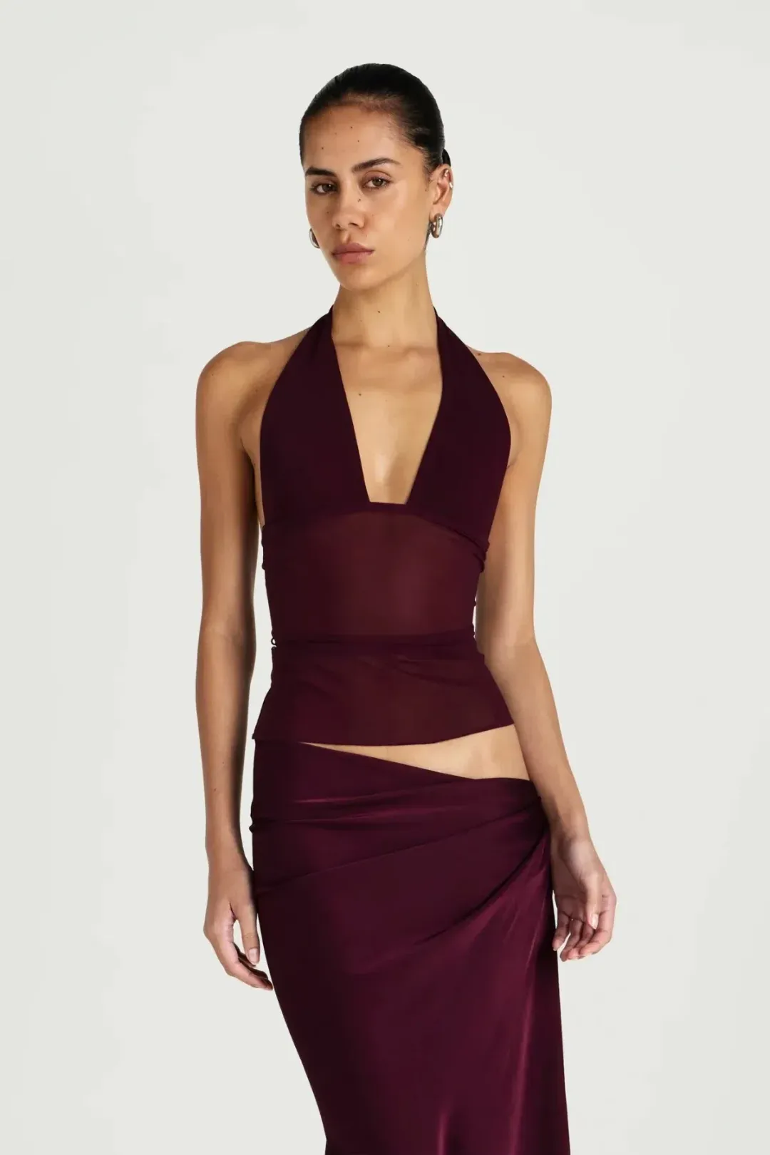 Benni Ira Maxi Dress Grape 8 for rent on The Volte - main image