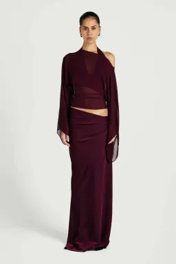 Benni Ira Maxi Dress Grape 10 for rent on The Volte - image 4