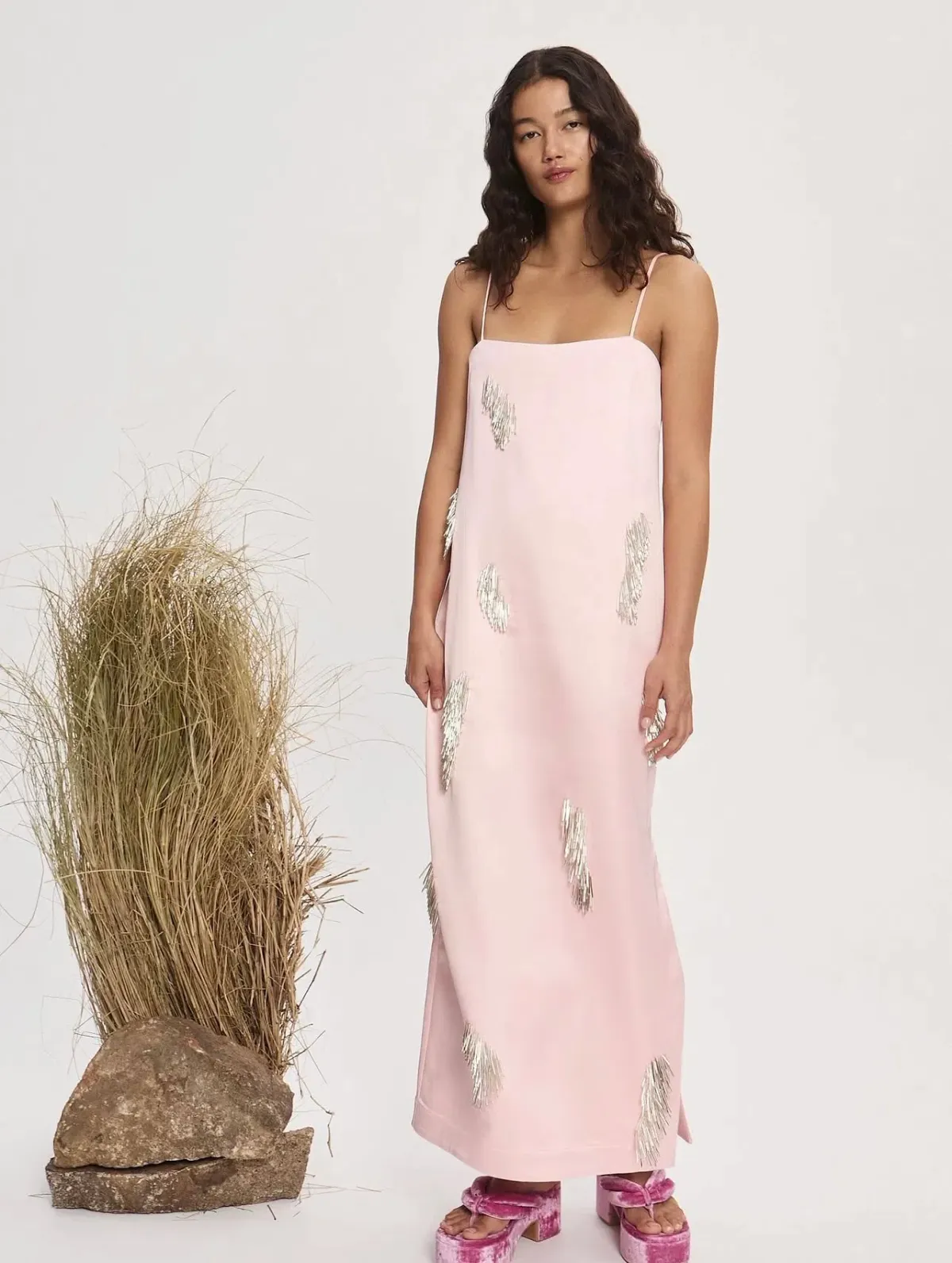 Alemais Cindy Embellished Slip Dress Size 6 - Image 1