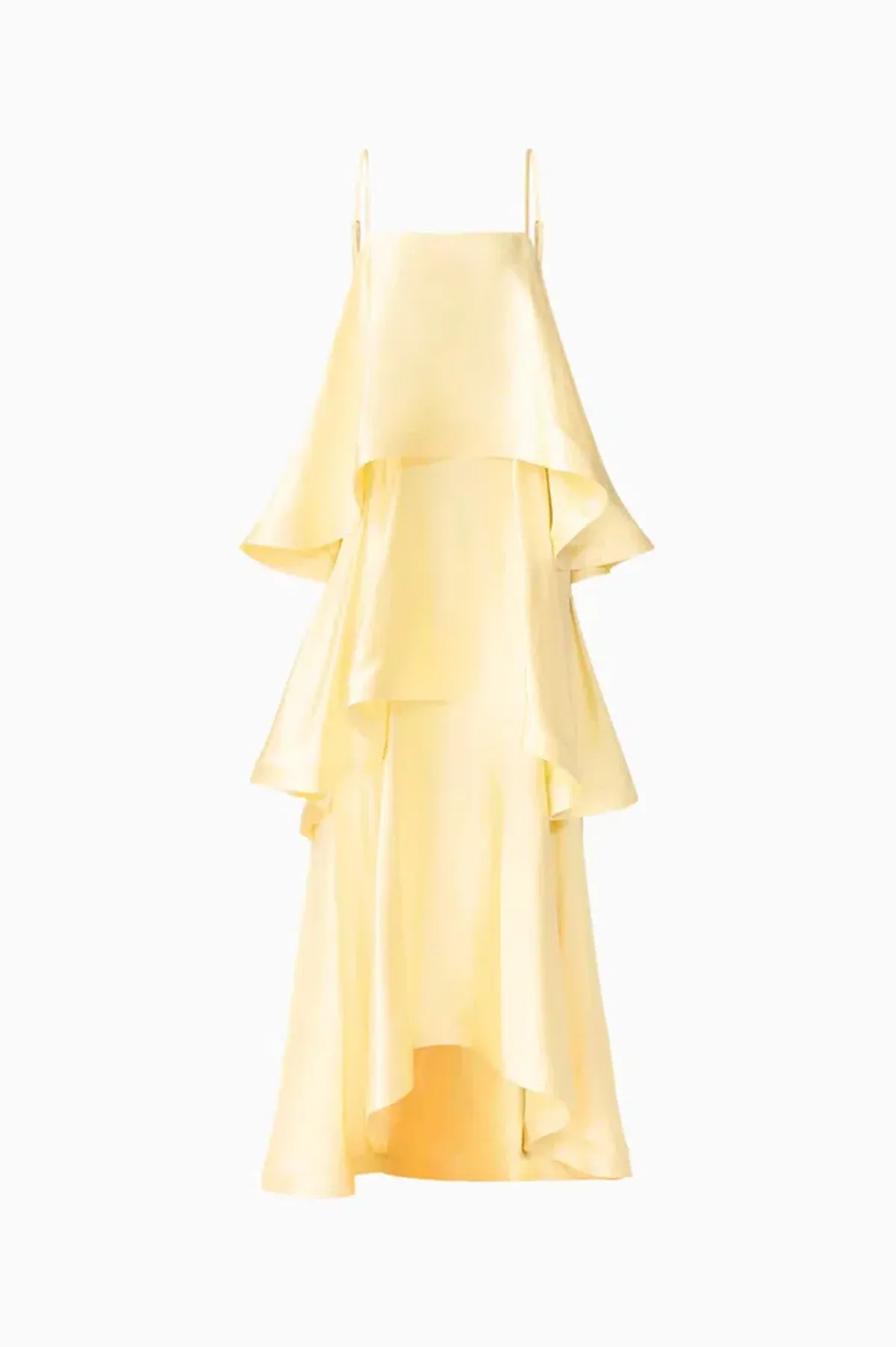 Elliatt - Tilly Tiered Maxi Dress in Butter Yellow - Size XL - Image 3