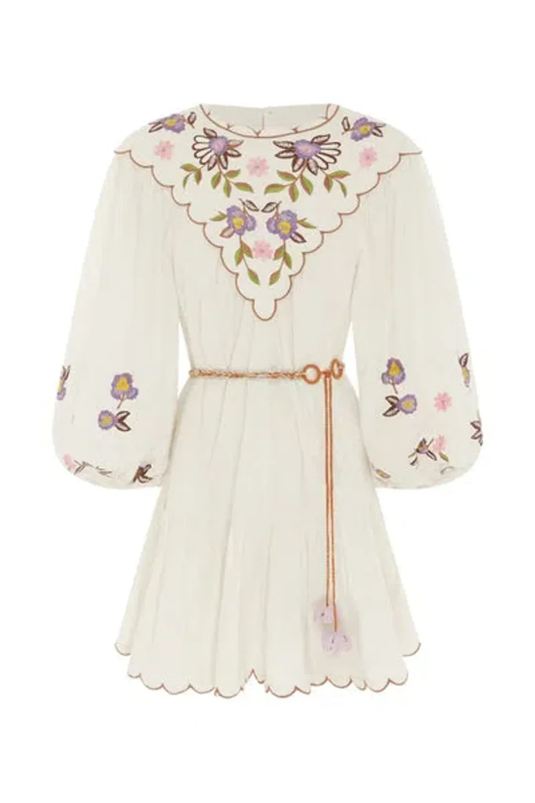 Alemais Nelly embroidered mini for rent on The Volte - main image