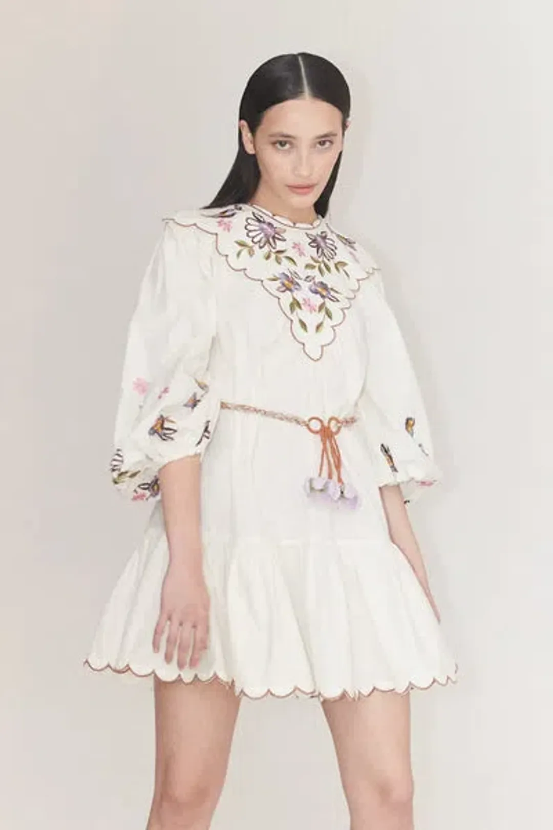 Alemais Nelly embroidered mini for rent on The Volte - main image