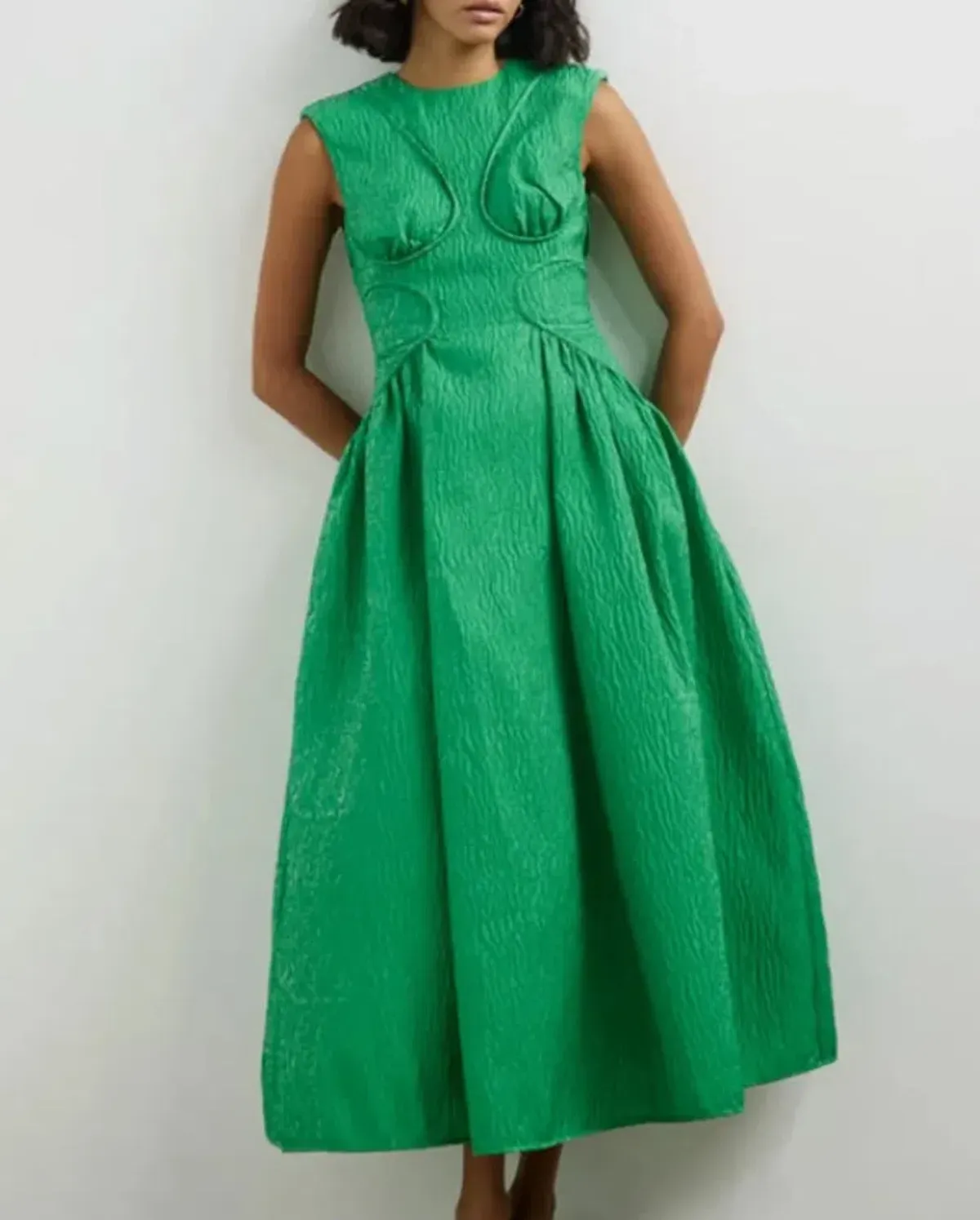 Rachel Gilbert- Celia Dress- Apple Green- Size 14 - Image 1