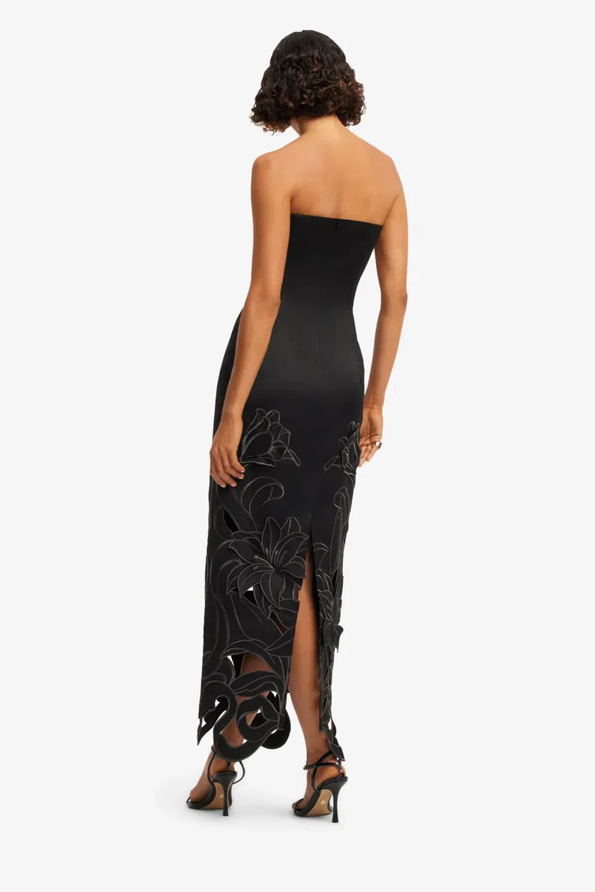 Leo Lin Rayna Appliqué Bustier Black 8 - Image 2