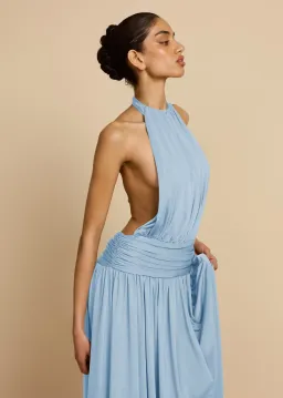Arcina Ori Santina Maxi Dress in Sky Blue Size XS / AU 6 for rent on The Volte - image 3