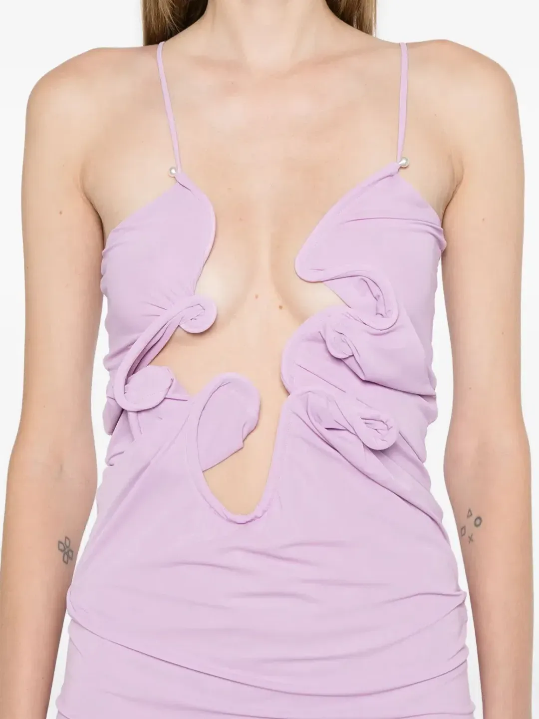 BNWT Christopher Esber Pink Molded Venus Dress - Size 10 AU for rent on The Volte - main image