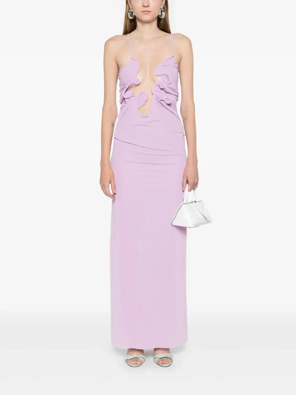 BNWT Christopher Esber Pink Molded Venus Dress - Size 10 AU for rent on The Volte - main image