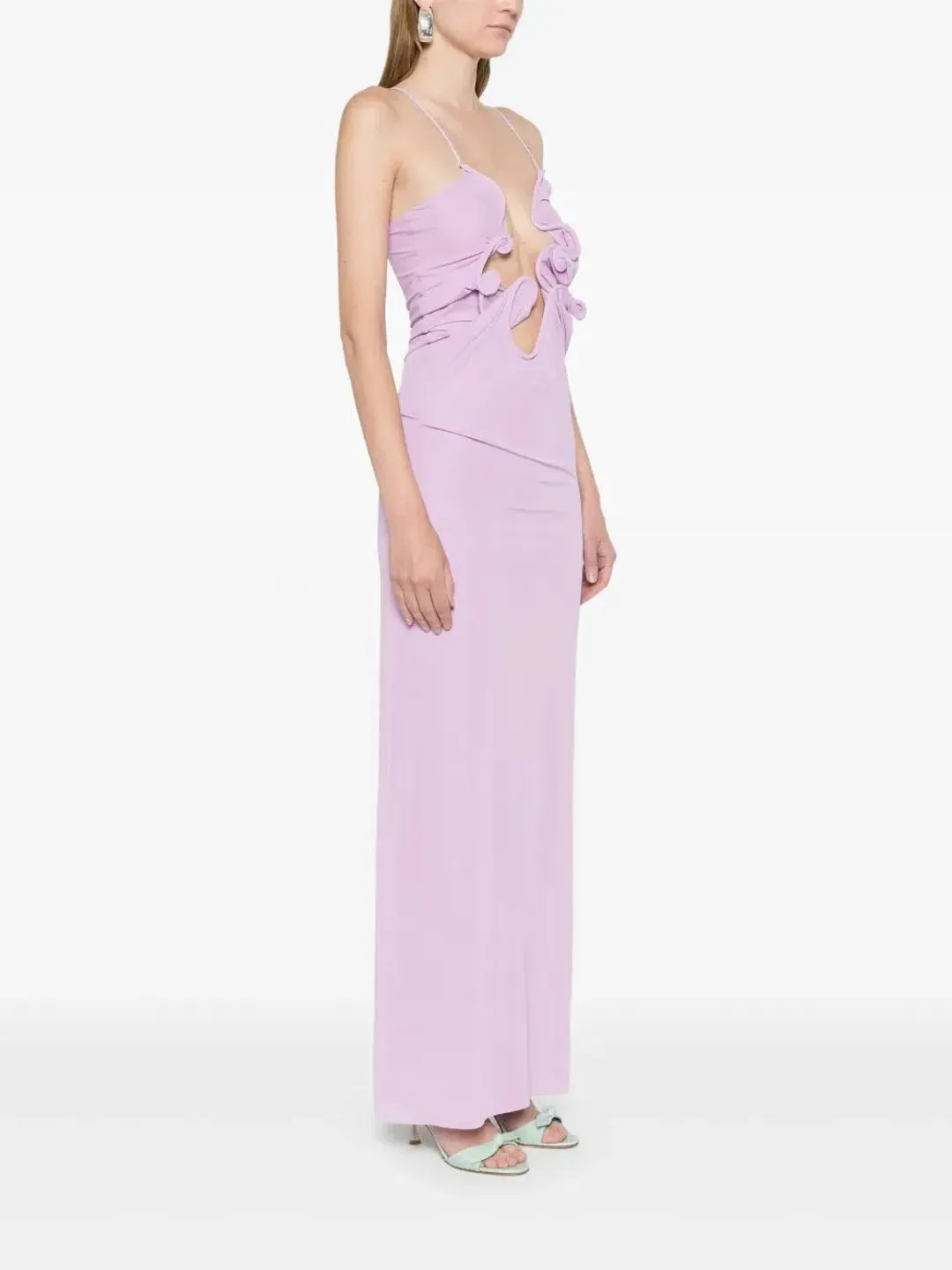 BNWT Christopher Esber Pink Molded Venus Dress - Size 10 AU for rent on The Volte - main image