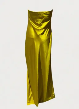 Christopher Esber Yuzu Filo Strapless Maxi Dress - Size 10 AU for rent on The Volte - image 3