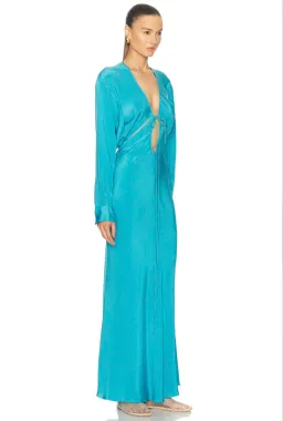 Christopher Esber Lagoon Triquetra Front Shirt Dress - Size 4 AU for rent on The Volte - image 2