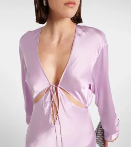Christopher Esber Pink Triquetra Front Shirt Dress - Size 6 AU for rent on The Volte - image 3