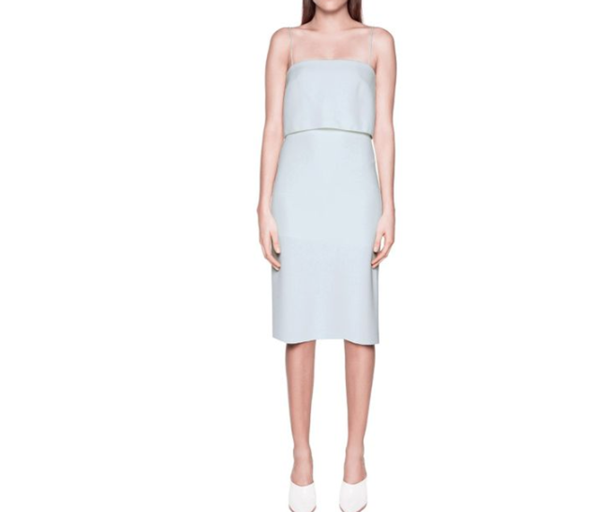 Dion Lee Blue Column Midi Dress Size 8 - Image 1