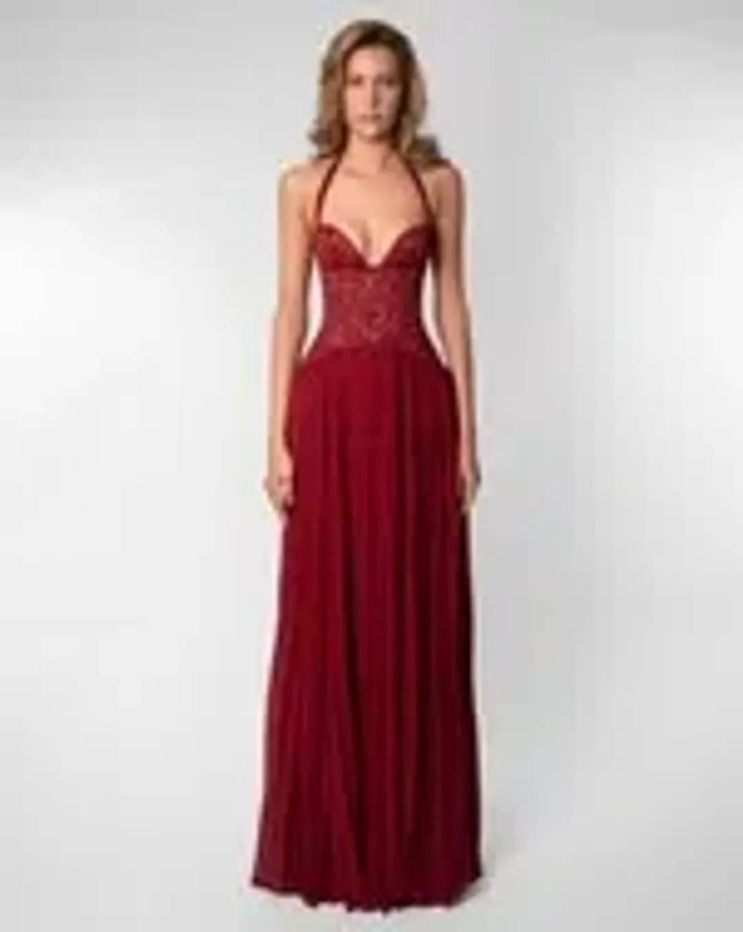 Fenity Gaia Maxi Dress in Red Size XS for rent on The Volte - main image