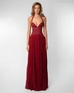 Fenity Gaia Maxi Dress in Red Size XS for rent on The Volte - image 7