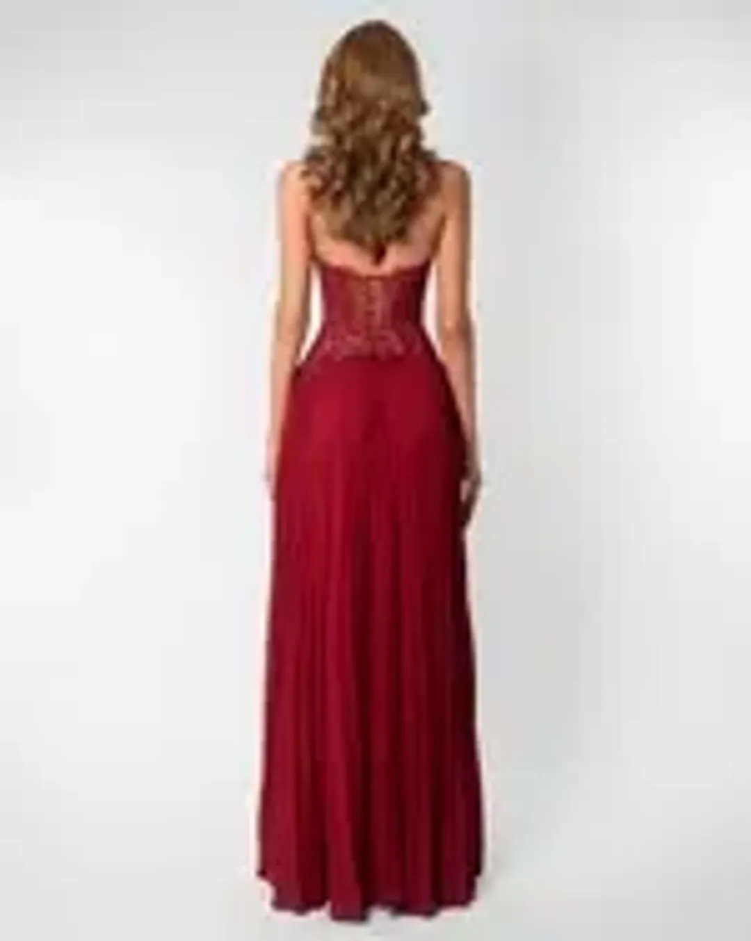 Fenity Gaia Maxi Dress in Red Size S for rent on The Volte - main image