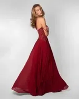 Fenity Gaia Maxi Dress in Red Size S for rent on The Volte - image 10
