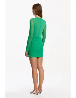 Significant Other AVNI Long Sleeve Mini Dress Size 8 Apple for rent on The Volte - image 3