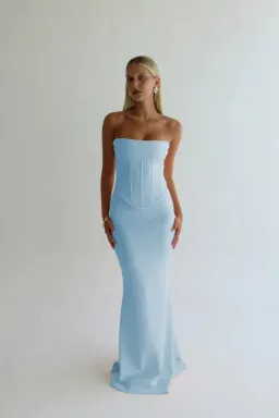 Louie Gown Baby Blue Size S/AU 8 for rent on The Volte - image 1