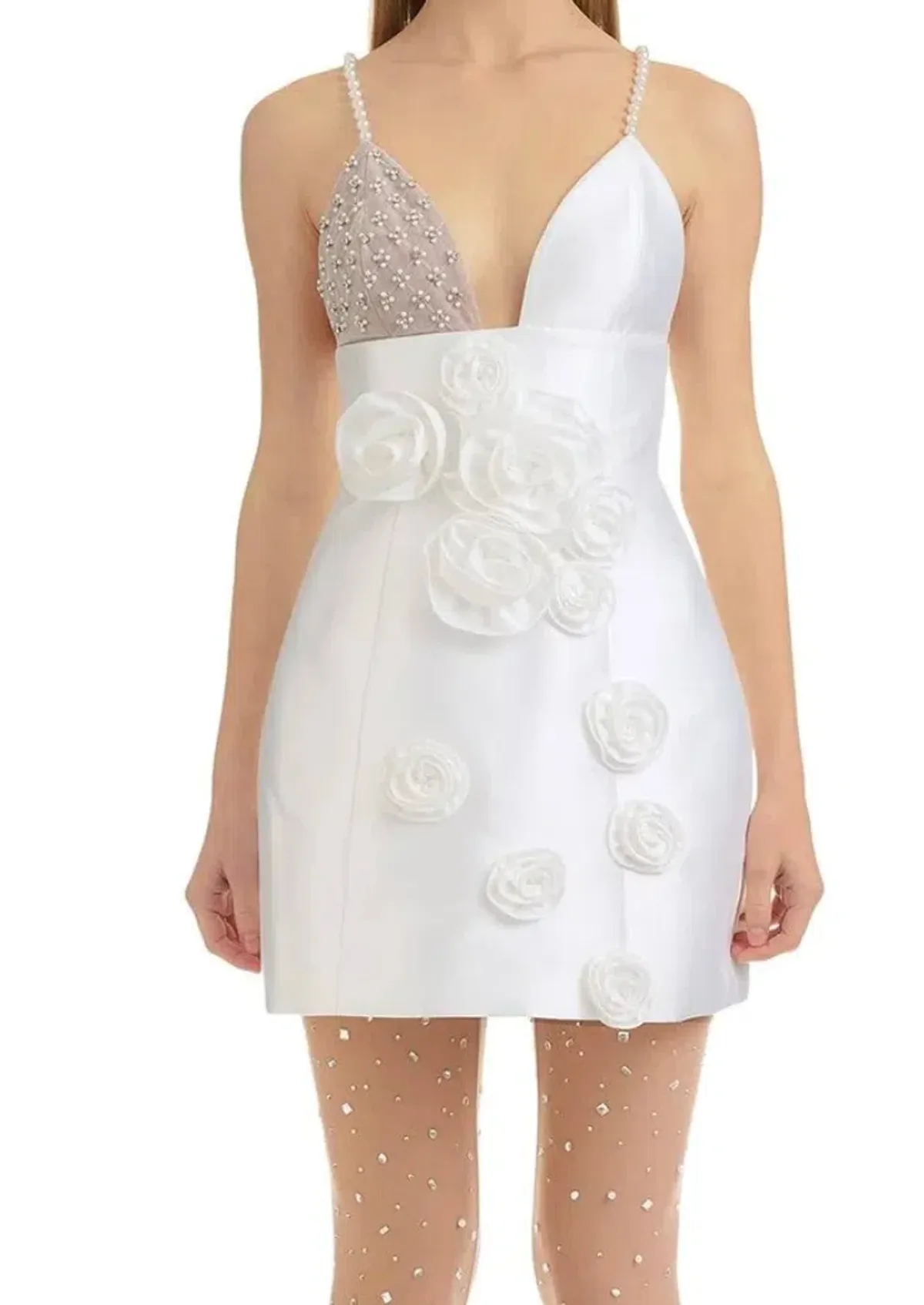Karina Dress | White for rent on The Volte - main image