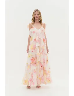 Aje Gracie Maxi Dress Size 10 AU Wildflowers for rent on The Volte - image 1