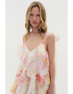 Aje Gracie Maxi Dress Size 10 AU Wildflowers for rent on The Volte - image 2