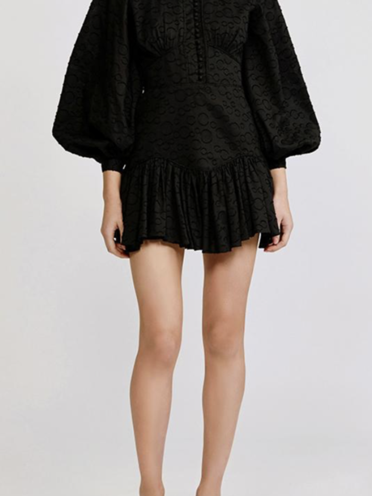 Acler Bastia Mini Dress Black Size 6 - Image 3