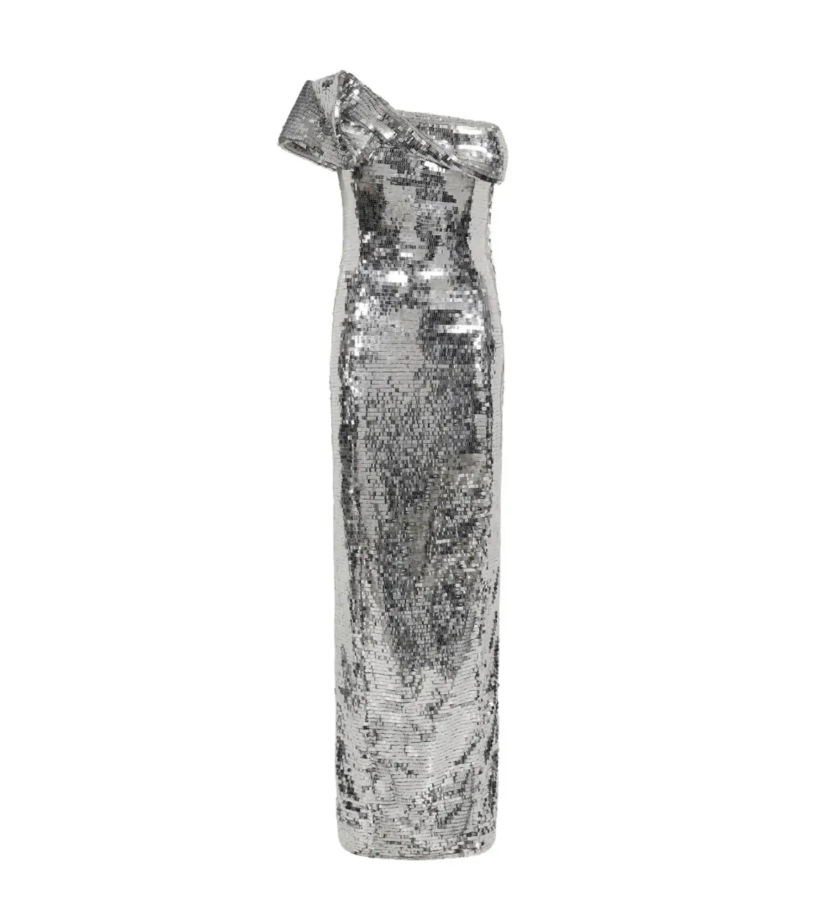 Rachel Gilbert Tamzin Gown Maxi Dress in Silver Size AU 8 - Image 1